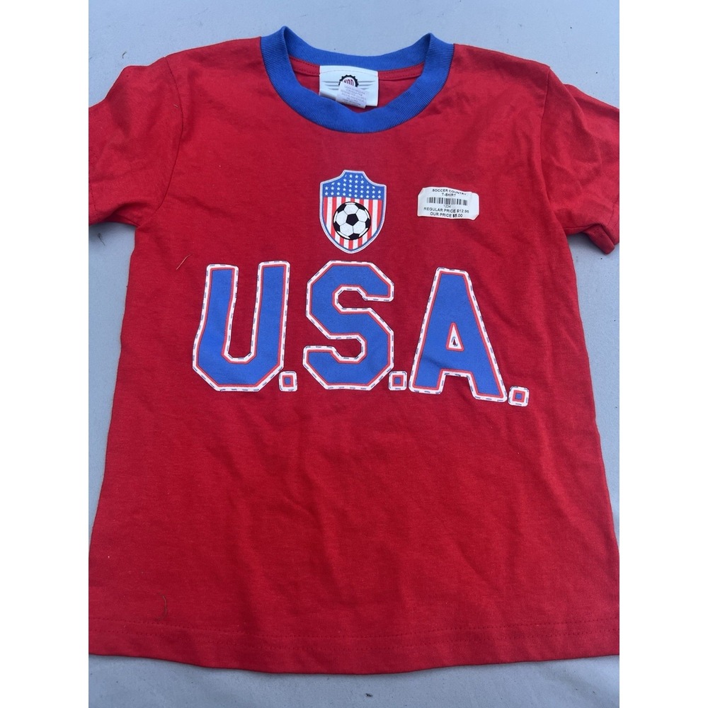 New Vintage Mad Engine Soccer Shirt Kids U.S.A Size S/CH‎ 4
